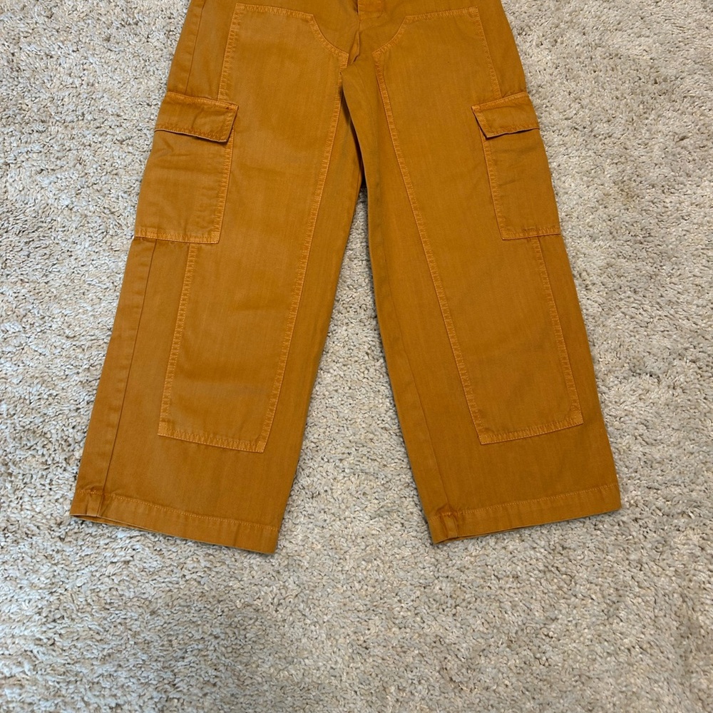 Universal Thread Warm Mustard Barrel Pants - image 1